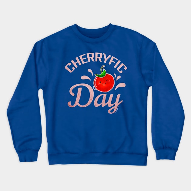 Cherryfic Day Crewneck Sweatshirt by punnygarden